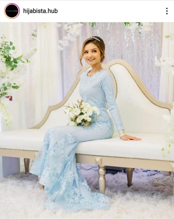 Baby blue engagement dress sales