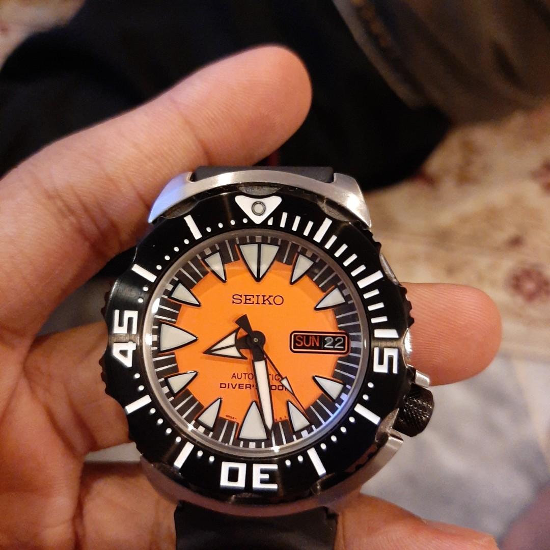 Seiko SRP315 K1 'Orange Monster', Men's Fashion, Watches & Accessories,  Watches on Carousell