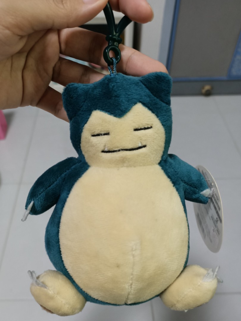 Snorlax plush sales keychain