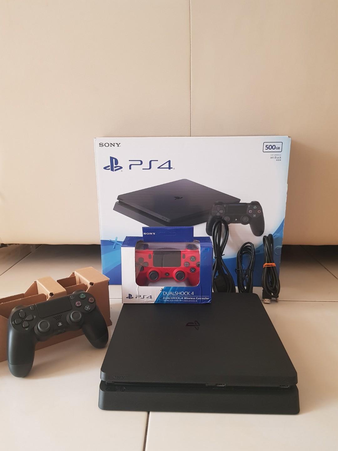 Sony Ps4 Slim 500gb Two Controllers Like New Condition Video Gaming Video Game Consoles On Carousell Sony Ps4 Slim 500gb Two Controllers Like New Condition Video Gaming Video Game Consoles On Carousell