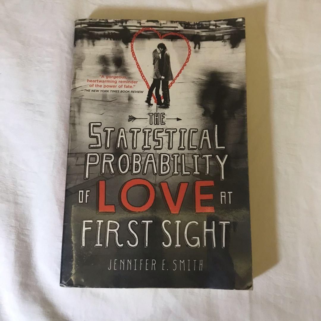Statistical Probability of Love at First Sight by Jennifer E. Smith (Category: Storybooks) located in Manila. Submitted by effiesells (Listing ID 268945529, Image 1). Description: For a bookworm, from a bookworm! Greetings! My new and preloved books need a new home and a new reader! Prices can still be negotiable! Kindly PM for more details or more pictures of the item! Happy shopping! xoxo, iamcheskavil.