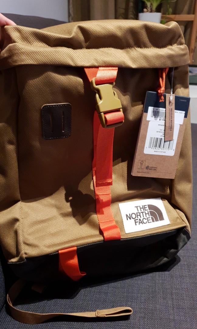 North face top loader backpack top