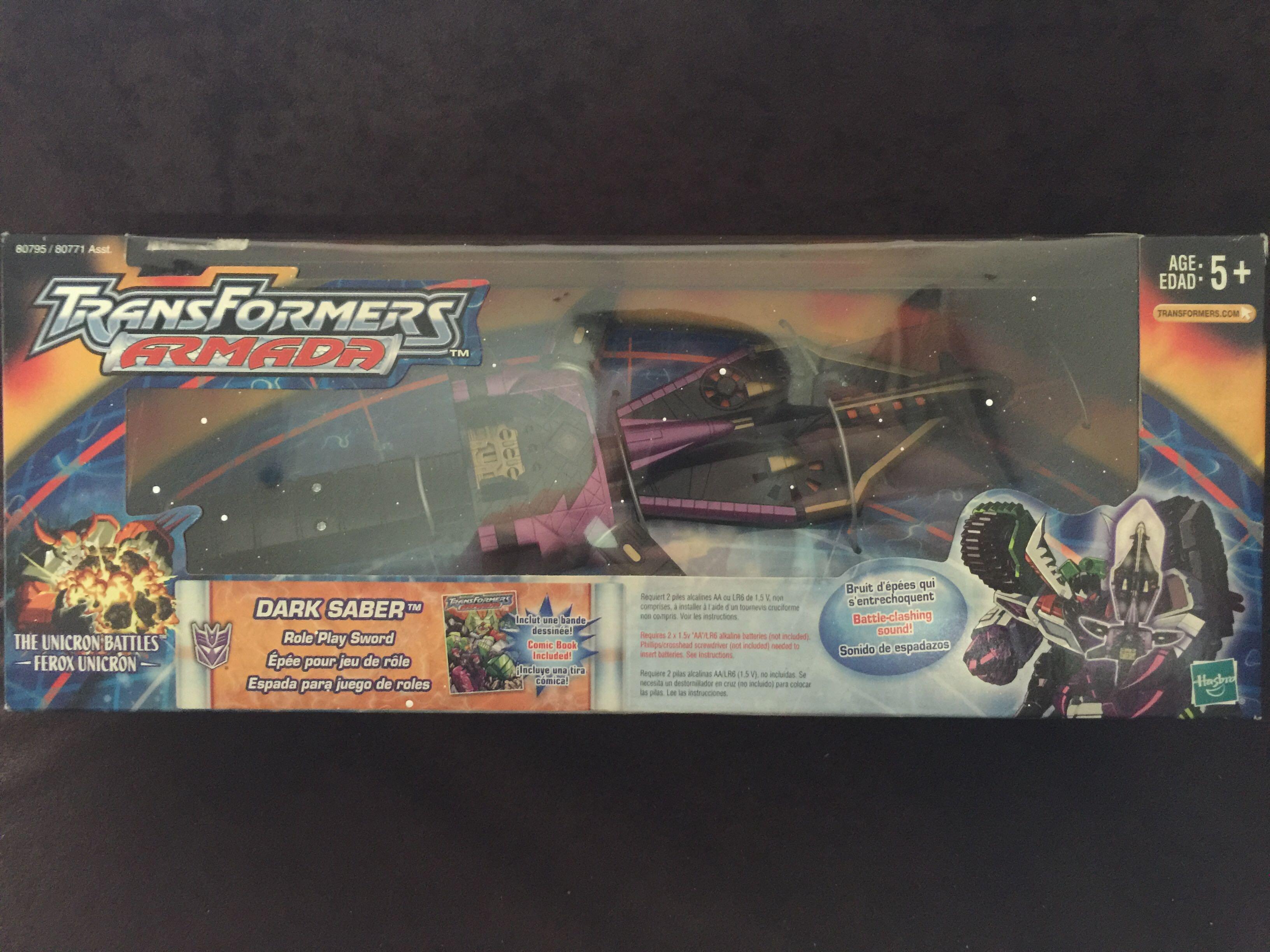 Transformers Armada Dark Saber, Hobbies & Toys, Collectibles