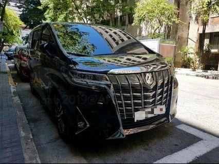 2022 Toyota Alphard Brand New For Rent Shuttle Service Airport Transfer Corporate Lease