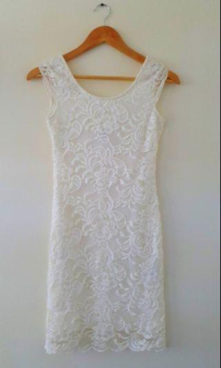 H&M Sexy White Lace Dress