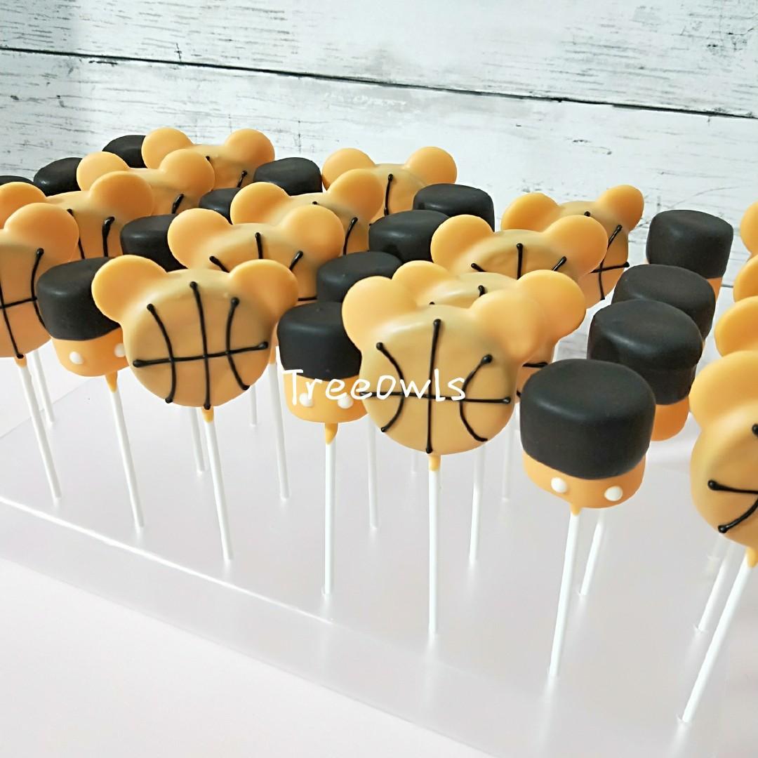 4 Tiers Mickey X Basketball Theme Cake Pop Food Drinks Baked