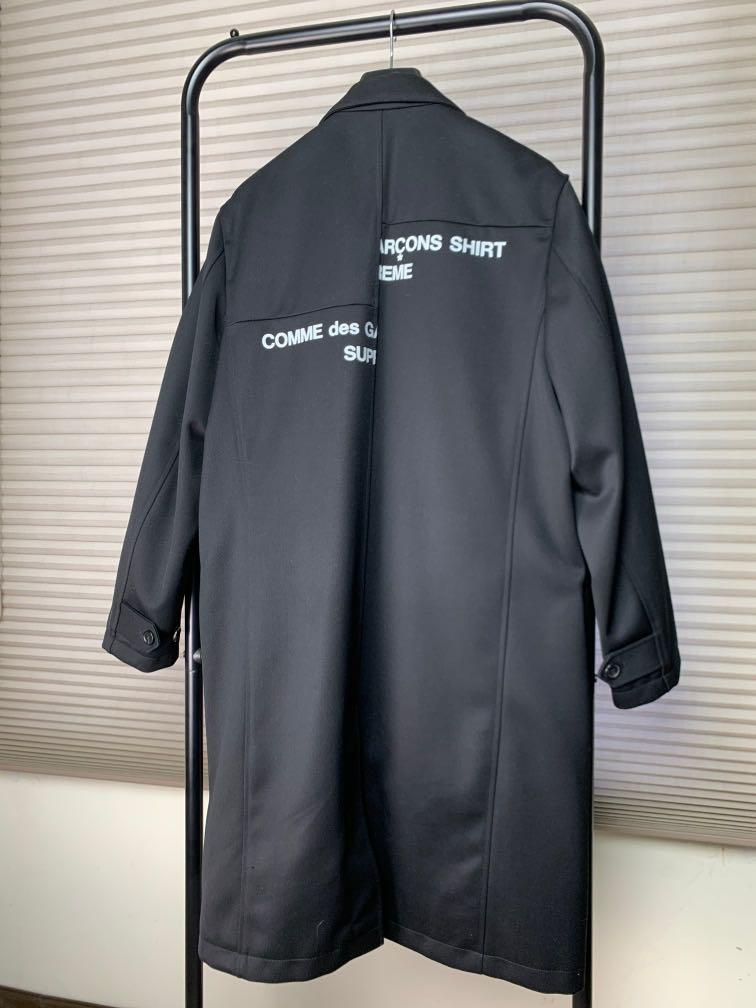 Supreme x CDG Fw18 Wool overcoat M