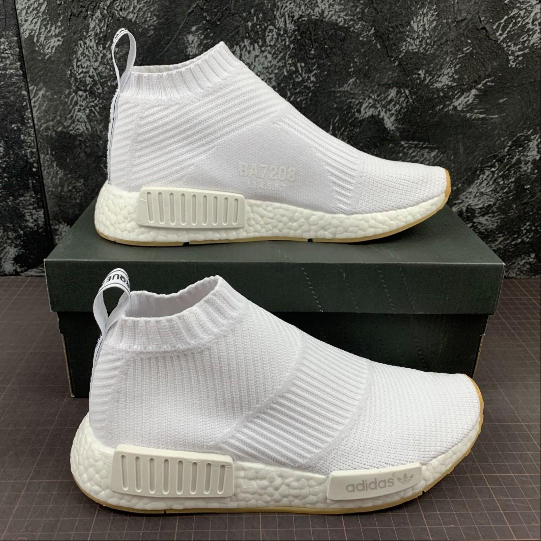 Adidas NMD City Sock White Gum Men s Fashion Footwear Sneakers on Carousell