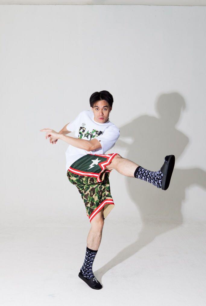 Bape Abc Basketball Sweat Shorts Men S Fashion Clothes Bottoms