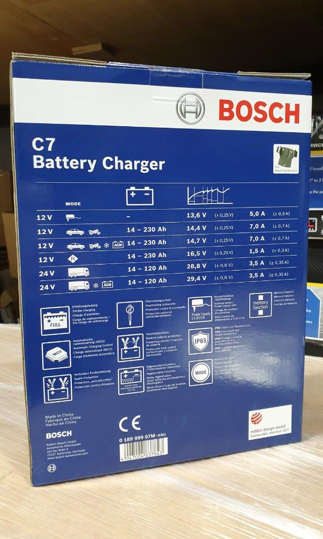 Bosch C7 Battery Charger 12/24V