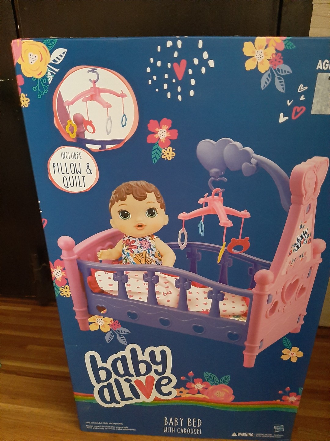 Brand new baby alive bed with carousel for 900php, Hobbies & Toys, Toys