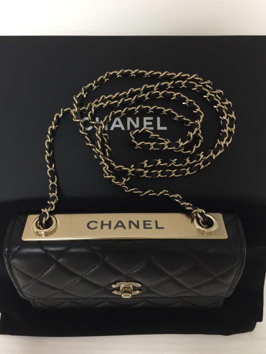 chanel trendy cc clutch with chain