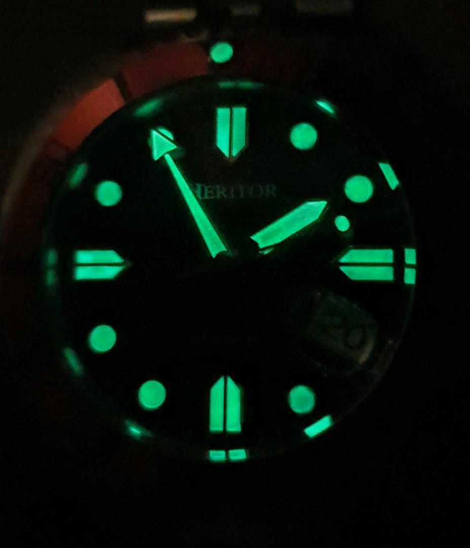 Christmas Sale Heritor Morrison HERHR7613 Dive Watch