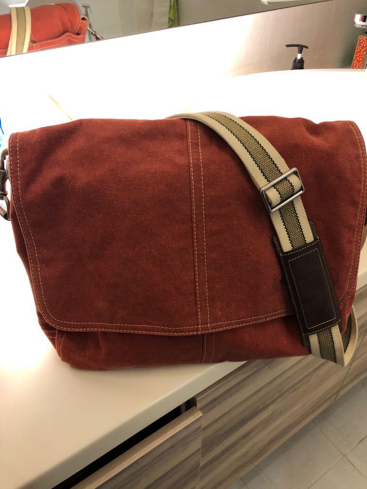 Coach Canvas Messenger bag