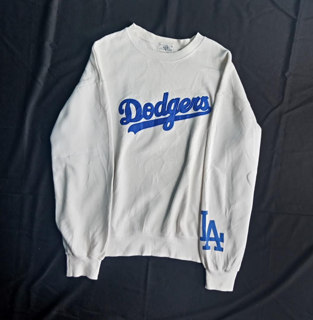 ADIDAS - DODGERS Blue Jersey, Fesyen Pria, Pakaian , Atasan di Carousell