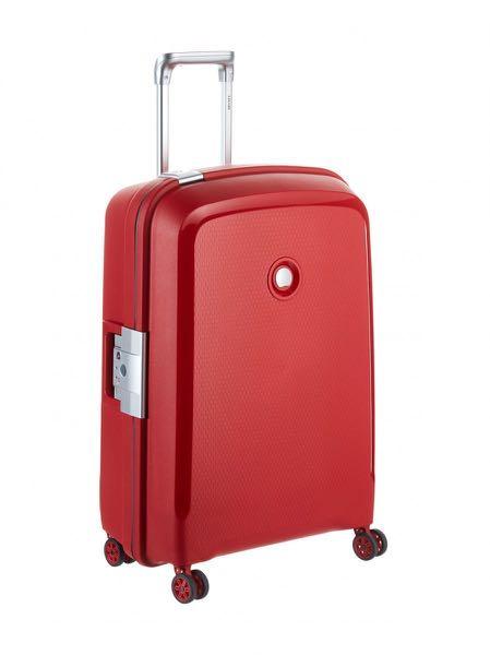Delsey Belfort Luggage Red 70cm 26 inch BRAND NEW