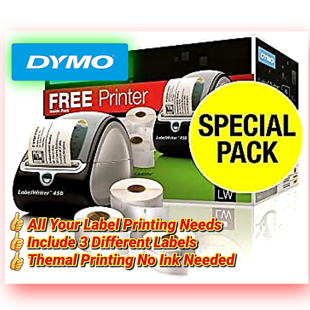 dymo label printer rolls