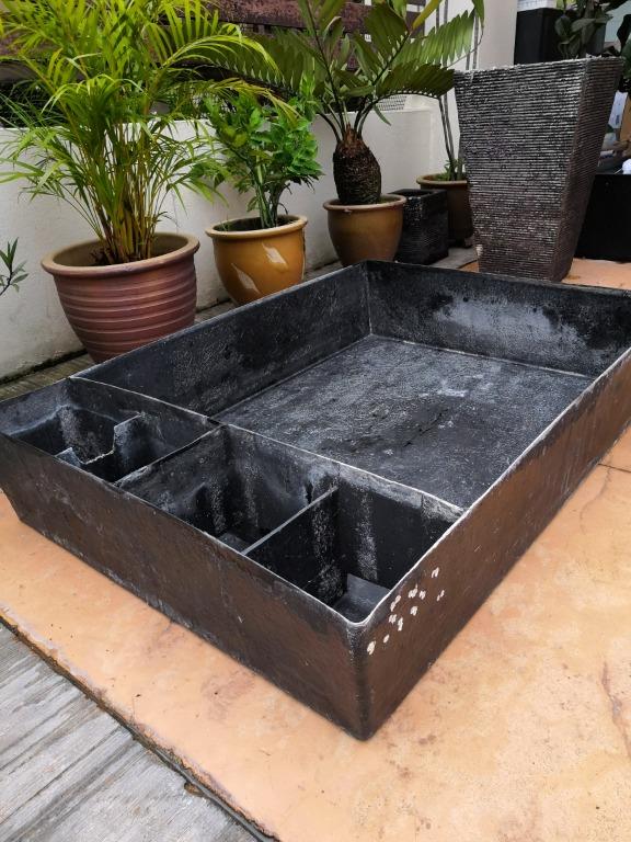Fibreglass fish pond with fliter compartments, Furniture & Home Living