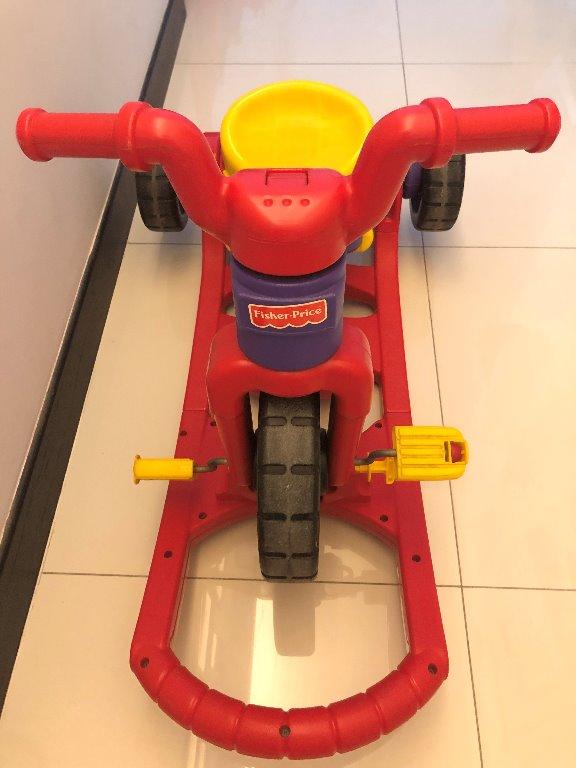 Fisher price bike with handle clearance
