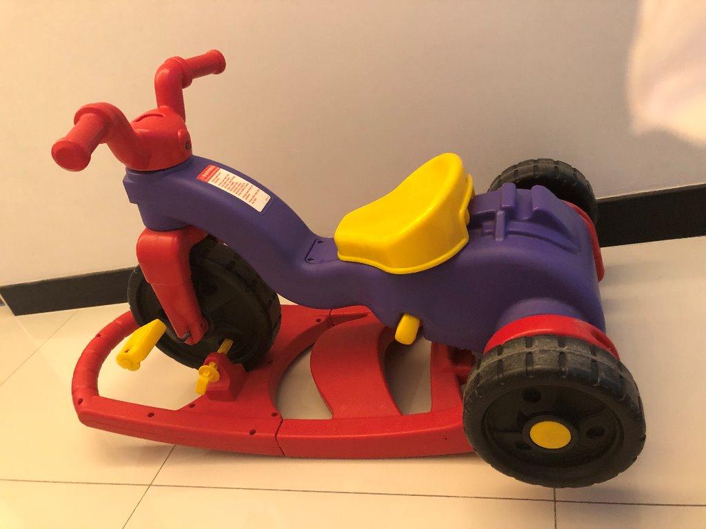 Fisher price bike with handle top