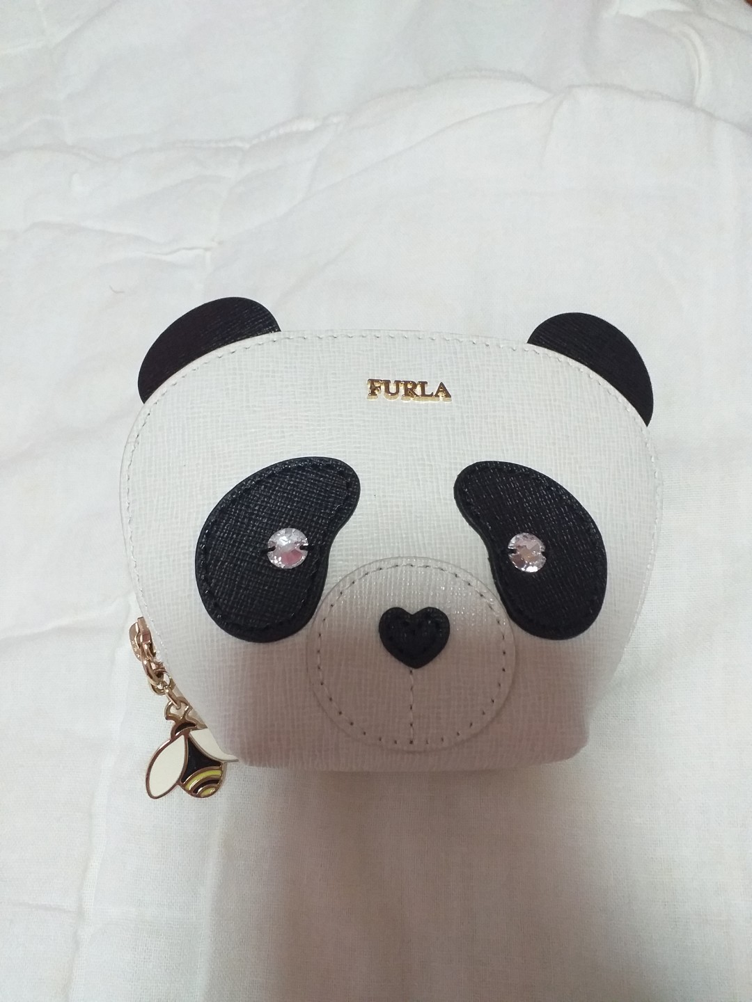 Furla panda coin pouch Women s Fashion Bags Wallets Purses