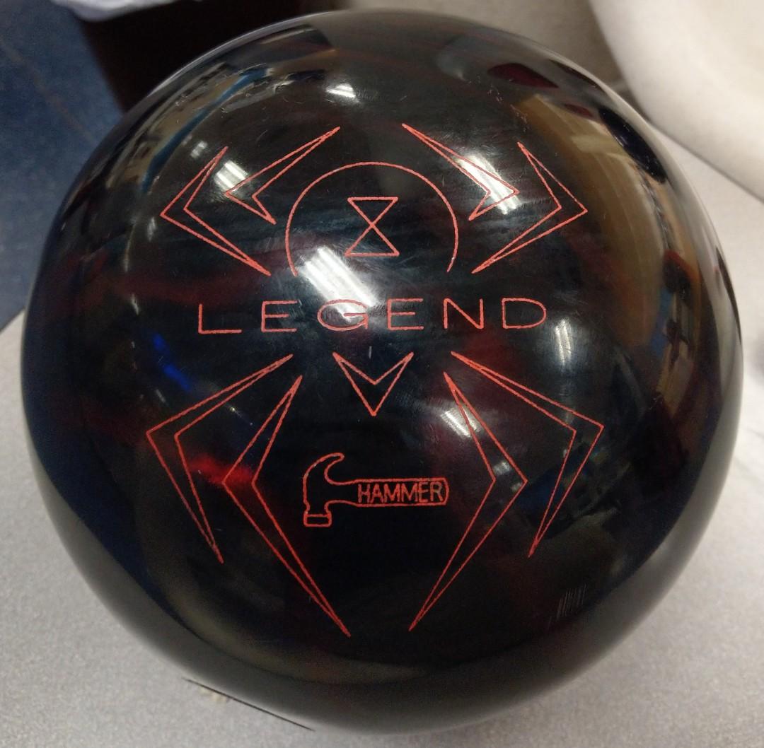 Hammer Black Widow Legend Bowling Ball 15lbs 保齡球, 運動產品, 運動與健身, 運動與健身