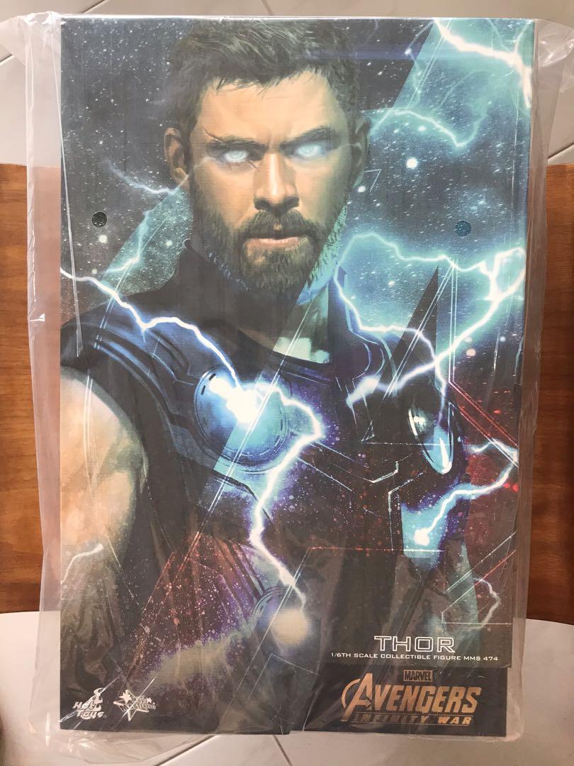 Hot Toys Infinity War Thor (MMS 474), Hobbies & Toys, Toys & Games on ...