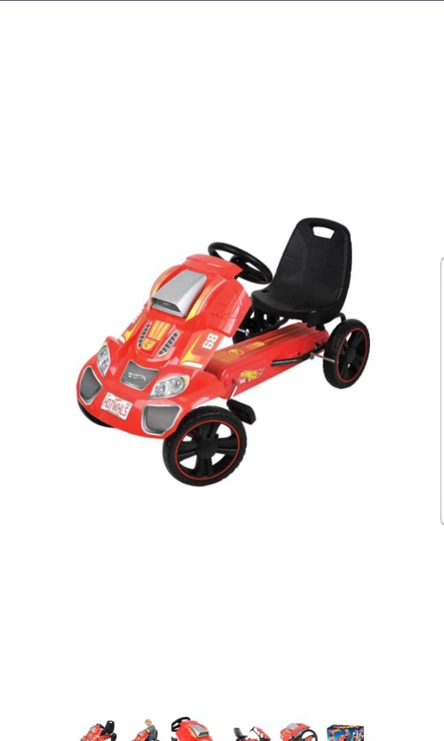 hot wheels pedal go kart