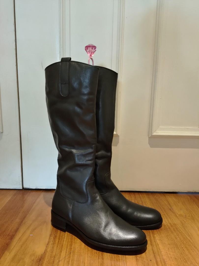 Ladies Women Winter Genuine Leather Boots USA 38 UK 5 1 2