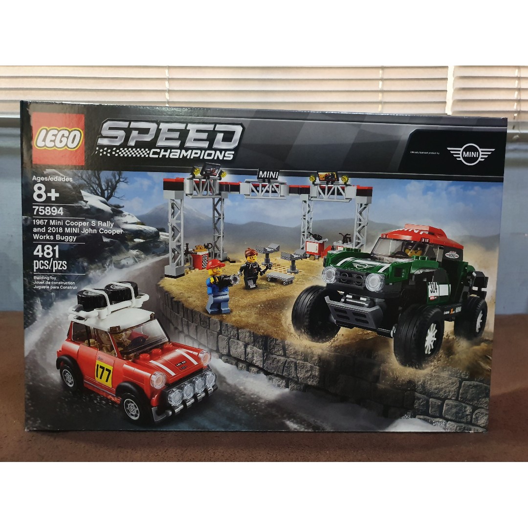 LEGO Speed Champions 1967 Mini Cooper S Rally and 2018 MINI John Cooper ...