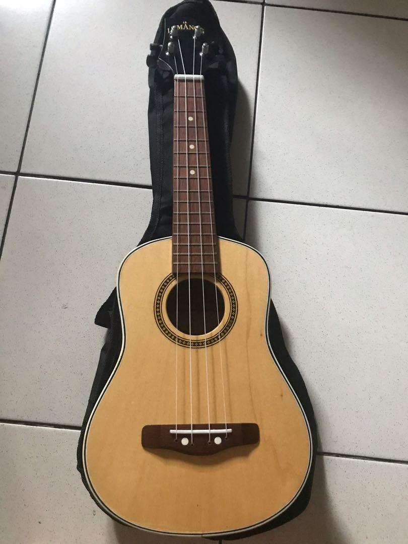 Lumanog ukulele with bag barely used Hobbies Toys Music