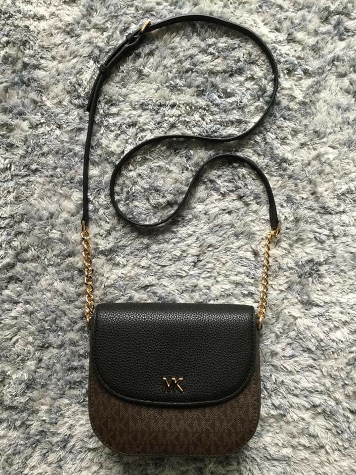 Mk half dome signature crossbody best sale