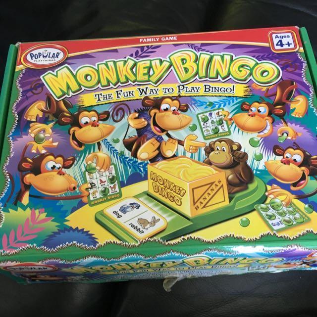 Monkey Bingo, Hobbies & Toys, Toys & Games on Carousell
