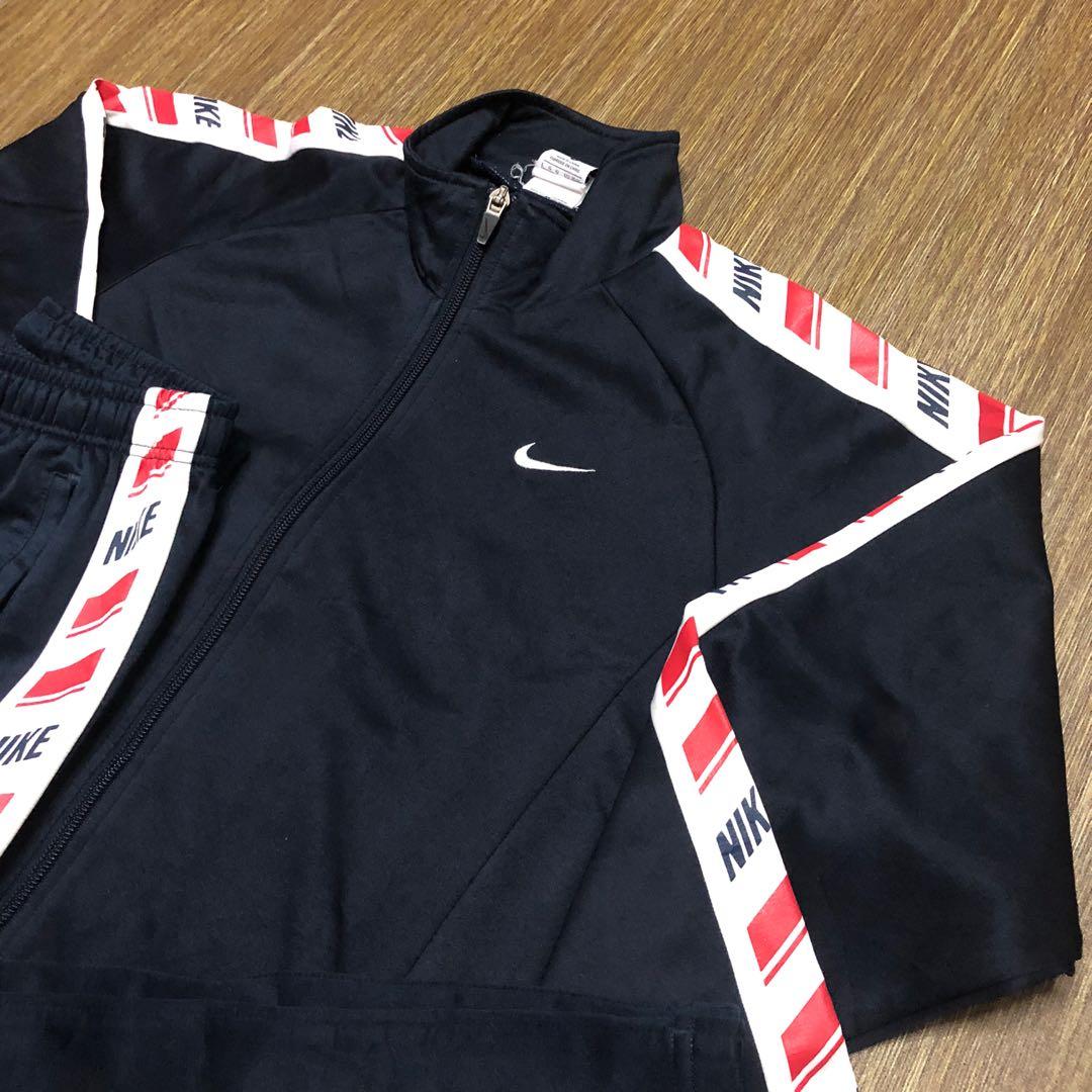 Nike track jacket deals with taped side stripe