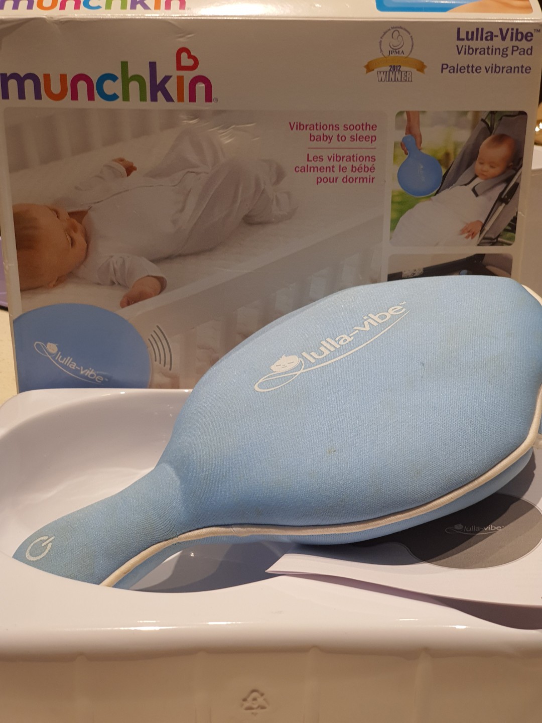 Offer Munchkin Lulla Vibe Vibrating Mattress Pad Babies Kids