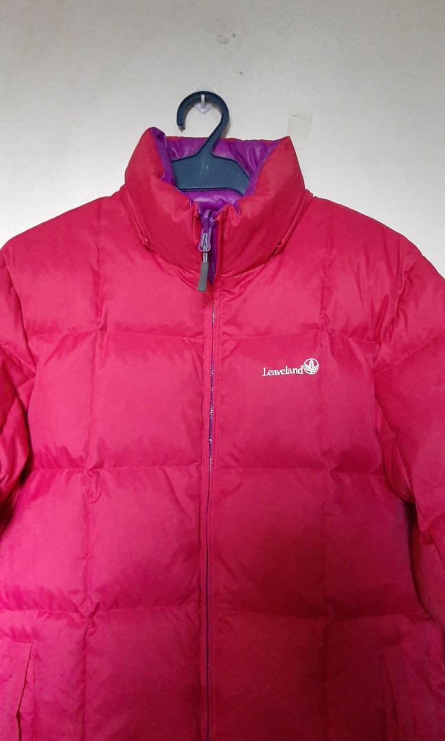 Original leaveland reversible down jacket