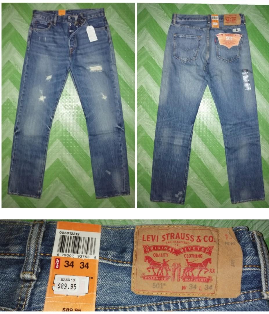 Original Levis 501 Jeans size 33-34 only, Men's Fashion, Bottoms, Jeans on  Carousell