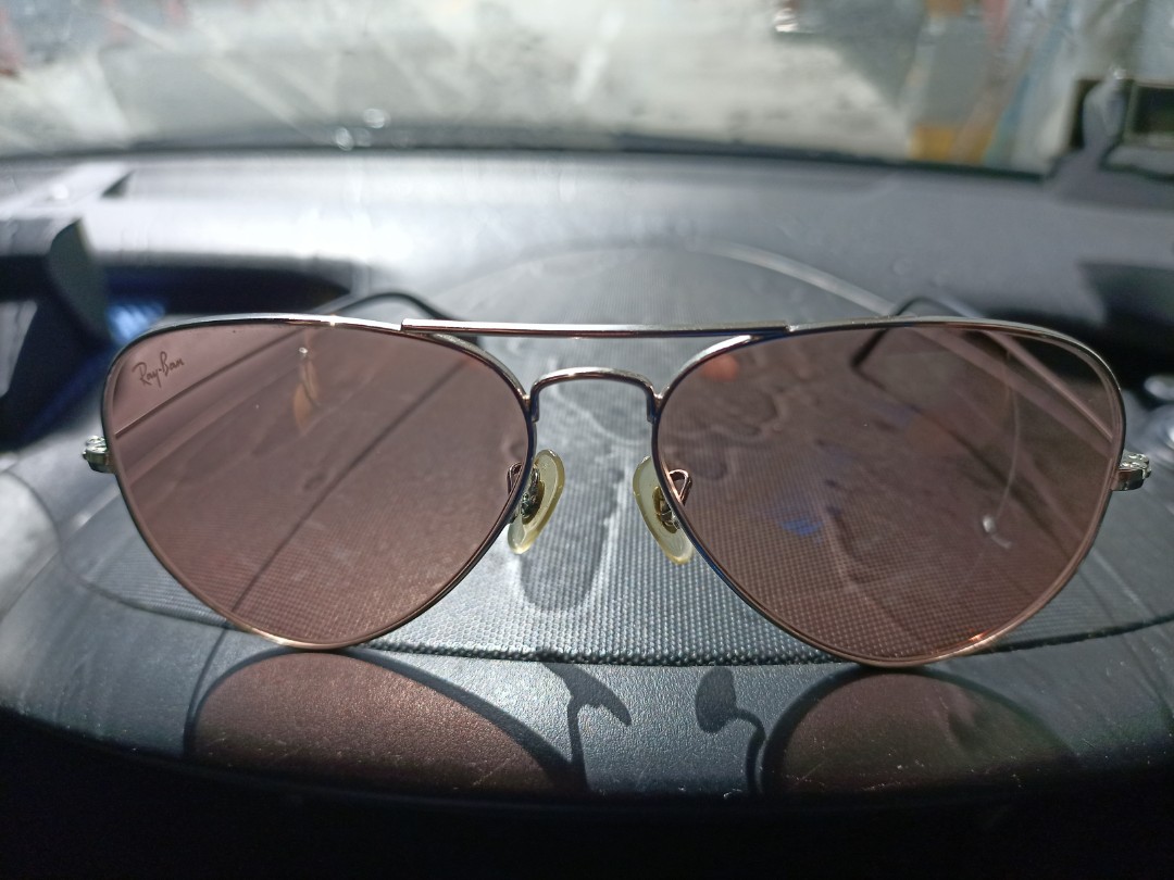 ray ban aviator chrome