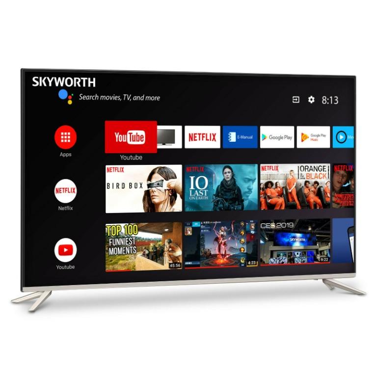 Skyworth 58 Inch G2 Series 4k Uhd Android 8 0 Ai Tv 58g2 Electronics Tvs Entertainment Systems On Carousell