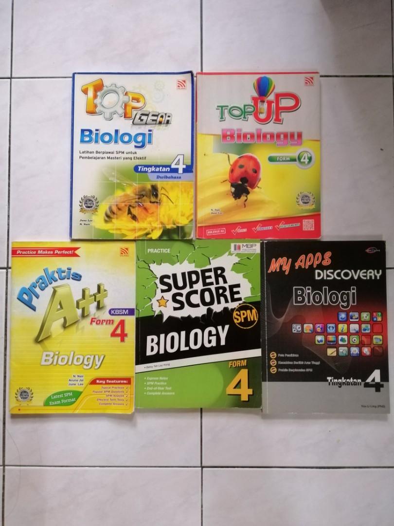 Spm And Form 4 Biology Biologi Reference Book Past Year Exercise