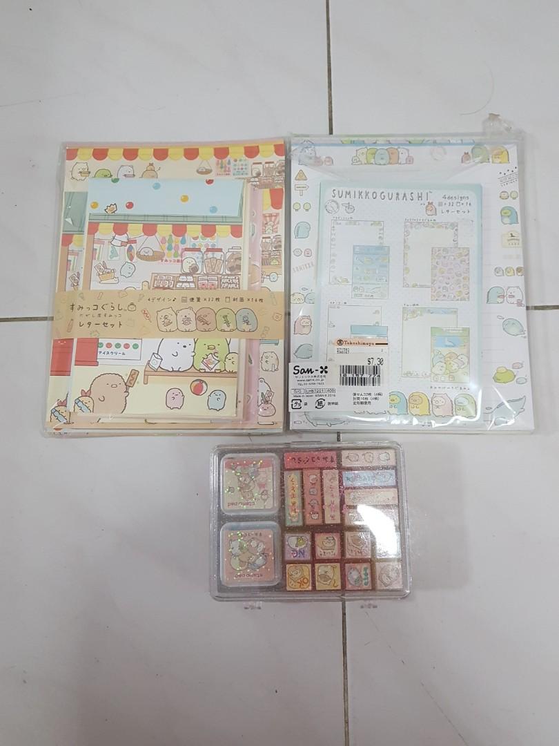 Sumikko gurashi letters and stamps, Hobbies & Toys, Stationery & Craft ...