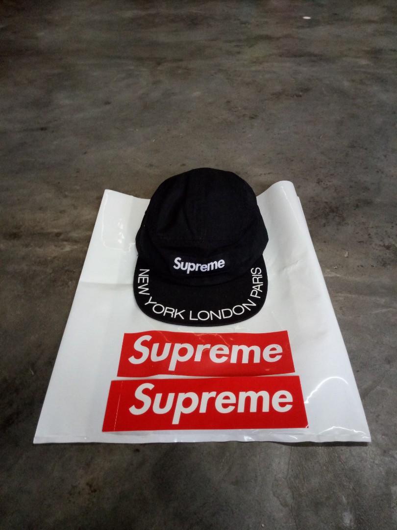 Supreme new york london paris hat sales