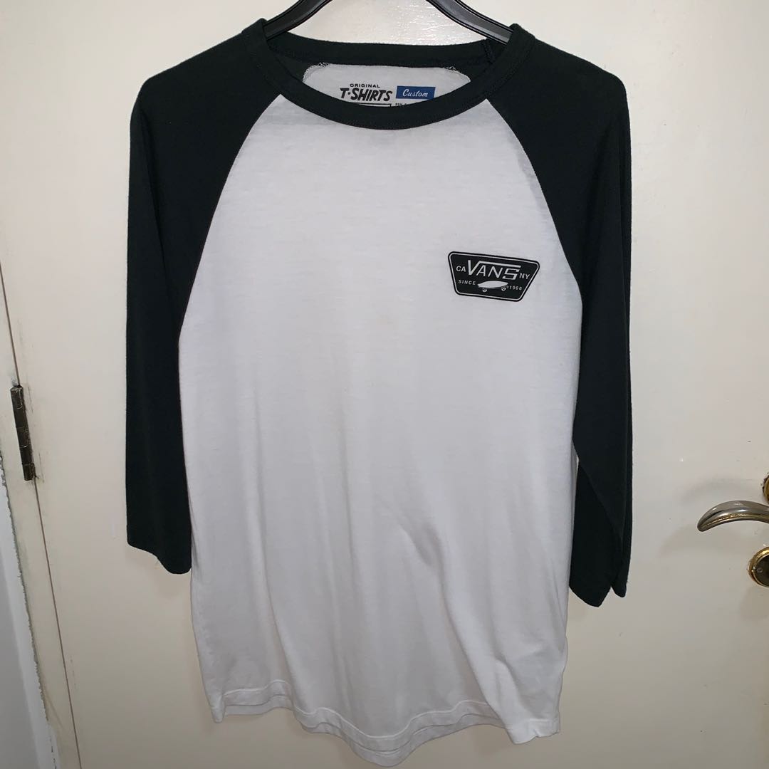 Vans 3 4 Sleeve Shirt Women s Fashion Tops Shirts on Carousell