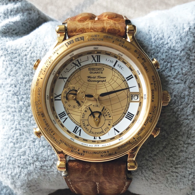 Seiko age of discovery world timer sale
