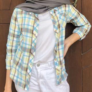 Kemeja Flanel Melon