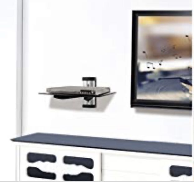 10kg Wall Mount Glass Shelf For Dvd Player Media Player Game Console Ps3 Tv Hi Fi Furniture Wall Hanging Wall Storage Shelves Mount Shelf Wall Mounted Tap Fitting Everything Else On Carousell
