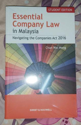 Essential Company Law In Malaysia Textbooks Carousell Malaysia