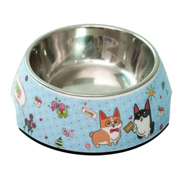寵物不銹鋼食物兜兩用可分開使用食物碗水兜大型犬狗狗用品寵物貓碗 寵物用品 寵物食品 Carousell