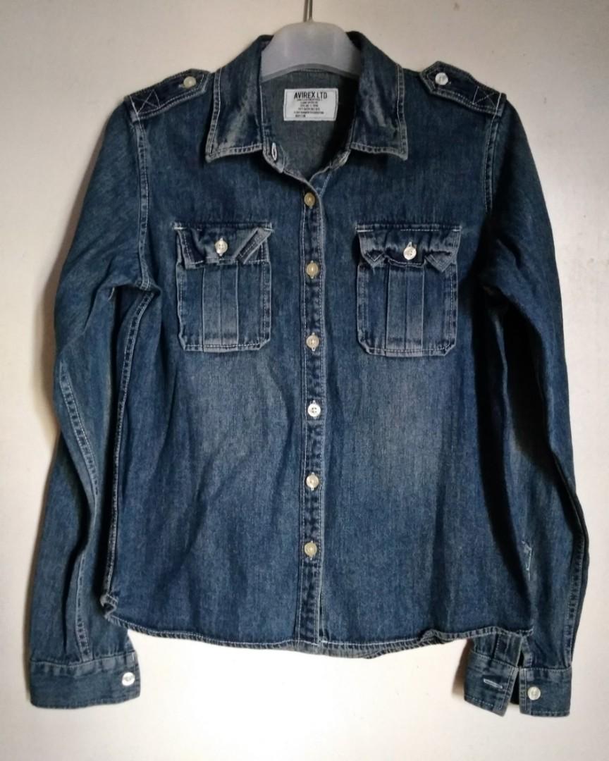 avirex jeans jacket