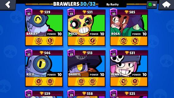Brawl Stars Fully Maxed Account With Lots Of Skins Video Gaming